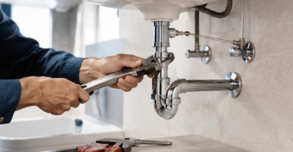 Dépannage plomberie — exemple de prestation